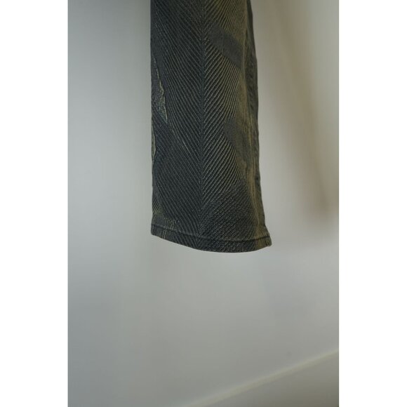 VTG Roberto Cavalli Textured Pattern Straight Leg Denim Jeans Gray W31 Men's - Picture 6 of 12